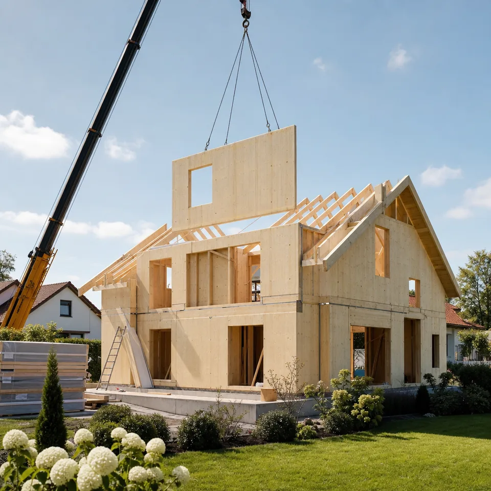 Bausatzhaus Preise 2026 — Holztafel-Bausatz beim Aufbau in Eigenleistung Bausatzhaus Preise 2026 — Holztafel-Bausatz beim Aufbau in Eigenleistung